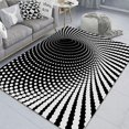 thumbnail image 1 of 3d Vortex Illusion Carpet Entrance Door Floor Mat Abstract Geometric Optical Doormat Non-slip Floor Mat Living Room Decor Rug-week, 1 of 4