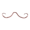 thumbnail image 3 of 2 Anillos Para La Nariz Con Bigote, Anillo único Para El Tabique Nasal Con Bigote Para Bodas, Fiestas, Aniversarios,, 3 of 8