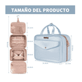 thumbnail image 3 of Neceser Cosmetiquera Profesional Caja De Viaje Mujer 4 En 1 Belug Azul, 3 of 5