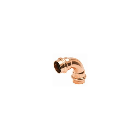 Nibco 9055600PCU Copper Pipe Elbow, 90 Degrees, 3/4 In. Press by Press - Quantity 1