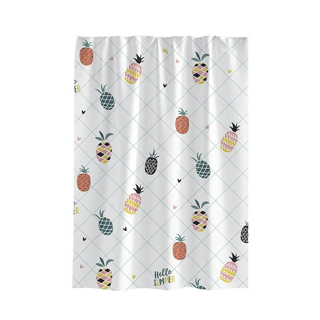 Waterproof Fabric Shower Curtain Or Polyester Soft Cloth & Hotel Quality Machine Washable White Shower Curtain Liner For Bath Tub