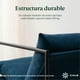 thumbnail image 4 of Silla de Metal Zinus Aidan con Cojines de Memory Foam Color Azul Marino, 4 of 7