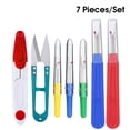 thumbnail image 4 of Ounissouiy Paquete de 7 puntadas de costura para manualidades, desgarrador de costura de punto de cruz DIY, hilo de tejer Manual, tijeras para Artesanía, 4 of 6