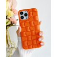 thumbnail image 6 of Compatible with iPhone 12 Pro Max Case for Women/Girls, Cute 3D Laid Desgin Soft Silicone Shockproof Raised Bumper Corners Case for iPhone 12 Pro Max（White）, 6 of 16