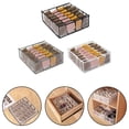 thumbnail image 2 of Boîte de Rangement pour Chaussettes et Tiroirs, Organisateur de Pièces, 2 of 9