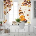 thumbnail image 5 of Fsddascl Orange Pumpkin Fall Blackout Curtains for Bedroom/Living Room, Thermal Insulated Kitchen Curtains, Gnomes Thanksgiving Maple Leaves Branches Grommet Darkening Window Treatment 42"x63"x2, 5 of 6