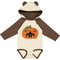thumbnail image 3 of Inktastic Halloween Pumpkin Funny Bat Boys or Girls Long Sleeve Baby Bodysuit, 3 of 5