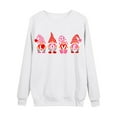 thumbnail image 4 of EQWLJWE Valentine's Day Sweatshirt for Women,Adorable Gnome Love Print Tops Shirts Casual Long Sleeve Crewneck Sweatshirts, 4 of 5