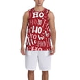 thumbnail image 4 of Gaeub Ho Pattern Funny Christmas Men's Mesh Basketball Jersey, Quick-Drying Sleeveless Top S-4XL, Loose Muscle Tank Top -XX-Large, 4 of 9