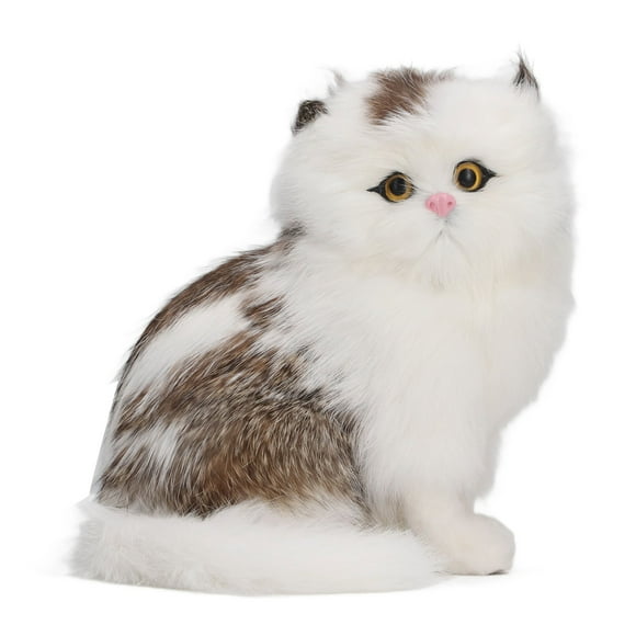 Realistic Cat Model Bright Eyes Home Decoration High Simulation Cute Plush Cat Animal Model Colorful