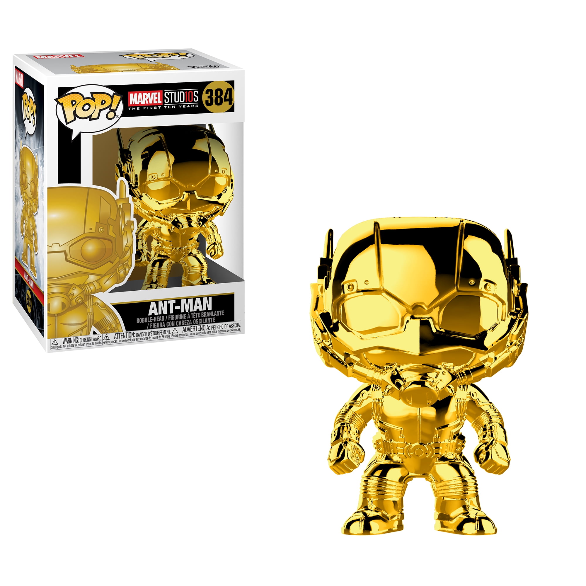Marvel Studios 10th Anniversary Ant-man Gold Chrome Pop Vinyl Figure Funko for sale online