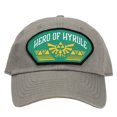 thumbnail image 1 of Nintendo Chapeau Ajustable Gris Symbole Brodé de Personnage Legend of Zelda Link, 1 of 6