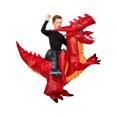 thumbnail image 1 of Rubies Red Dragon Light Up Ride-On Inflatable Costume for Kids, Unisex, 1 of 5
