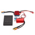 thumbnail image 1 of Juego de motor sin escobillas de 4400 KV, aleación de aluminio y plástico, controlador electrónico de velocidad de 35 A, tarjeta de programación para coche RC Traxxas 1/12, 1 of 14