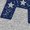 HEATHER GREY, variant on Instant Message - USA Stars Letters Cropped Graphic T-Shirt