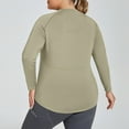 thumbnail image 4 of BLVB Plus Size Workout Tops for Women Long Sleeve Athletic Shirts Breathable Running Yoga Gym Clothes, 4 of 4