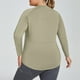 thumbnail image 5 of Camisas bonitas,Camiseta deportiva de manga larga para mujer, transpirable, elástica en cuatro direcciones, absorbe la humedad, corte holgado para fitness y uso informal, sopatenor, 5 of 8