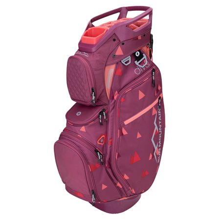 Sun Mountain 2024 Diva Cart Golf Bag - 240625 - Coral/Rose/Peak