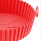 thumbnail image 4 of Fryer Liner Round Thickened Food Grade Silicone Flexible Easy to Clean Reusable Fryer Pot Red, 4 of 5