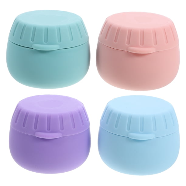 WORGEOUS Tarro de crema pequeño, tarro cosmético recargable, contenedor de crema vacío, frascos de viaje, loción, 4 Uds.