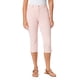 thumbnail image 1 of Pantalones Capri Mujer Rosa Gloria Vanderbilt Amanda, 1 of 3