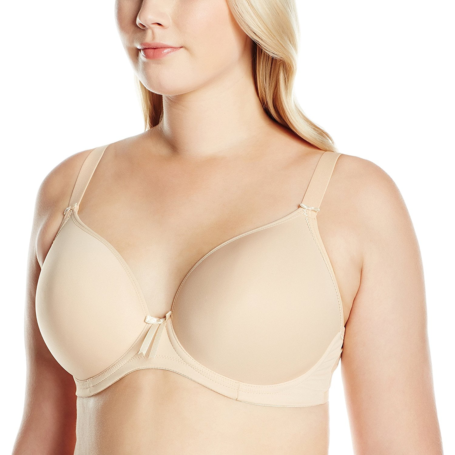 Elomi Womens Bijou Underwire Banded Moulded Bra, 38F, Sand