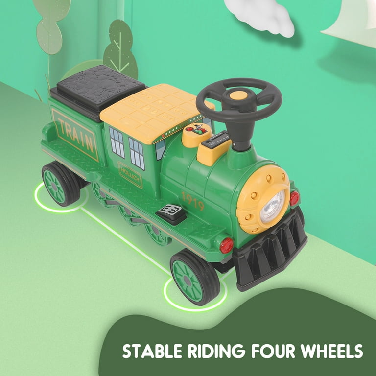 Ride on train and track for toddlers 2025