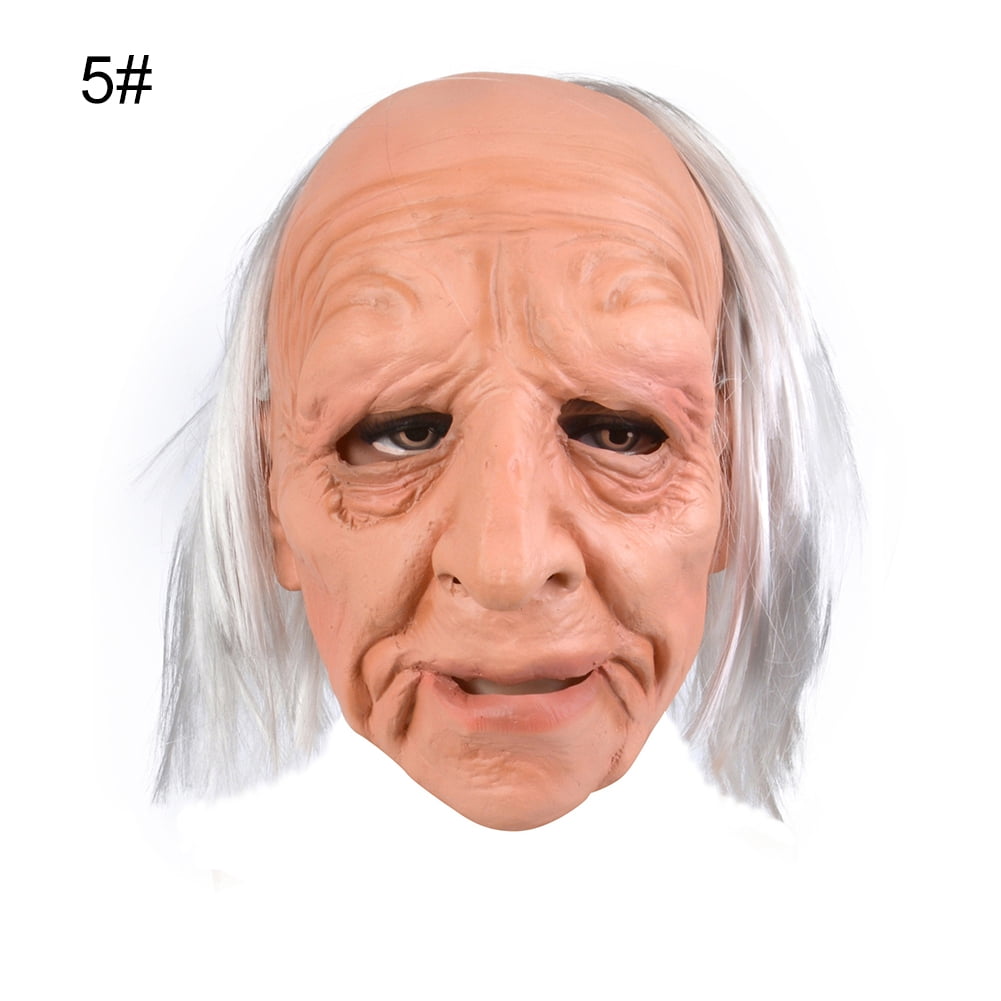 Buy Cheers.US The Elder Mask Realistic Old Man/Woman Mask Latex Scary