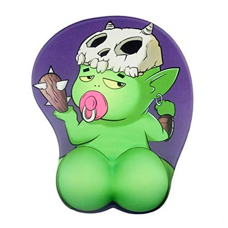 Anime 3D Mouse Pad Baby Orc Butt Mouse Pad Soft Gel ...