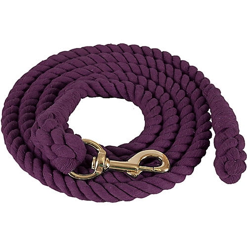 Mustang Basic Cotton Lead Rope Purple