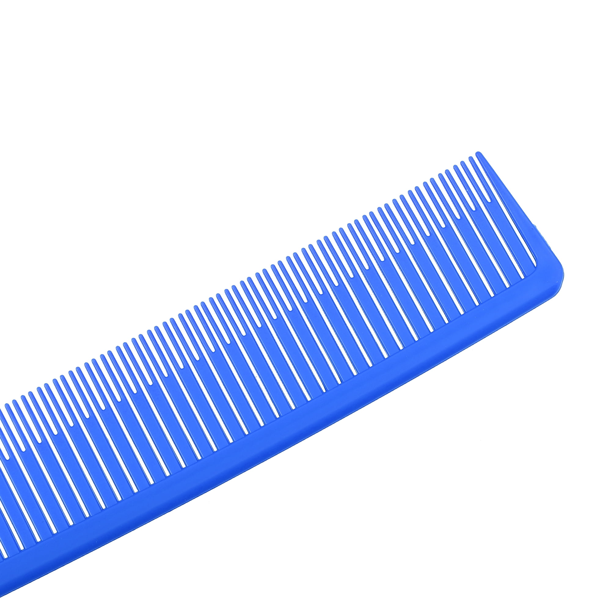 Unique Bargains Wide Tooth Hair Brush Tail Comb Home Use Styling Comb Plastic Blue