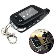HGYCPP Motorcycle Two Way Alarm System with LED Display Warning for Motorcycle