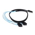 thumbnail image 1 of Sas 36p Sff-8087 A 4 7pin Herramientas de Duro Admite hasta 6 GigaBits Per Second por canal 0.75M perfke Cable divisor de disco duro, 1 of 8