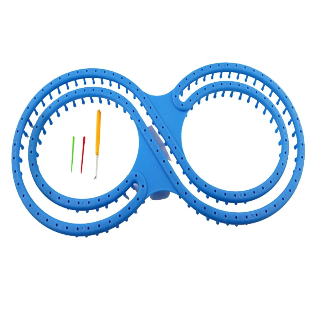 DECORNIJIA Yarn Hat Maker for DIY Tool Blue 1 Set with Blanket Making