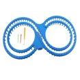thumbnail image 4 of HEALEEP Sweater Accessory 8-shaped Loom for Scarf Making with Blue ABS 1 Set, 4 of 8