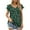 Army Green, variant on Lumivie Summer Tops For Women Plus Size With Sleeves Tshirts Shirts For Women Graphic Women Blouses Casual Hide Tummy Womens T Shirts V Neck Loose Fit
