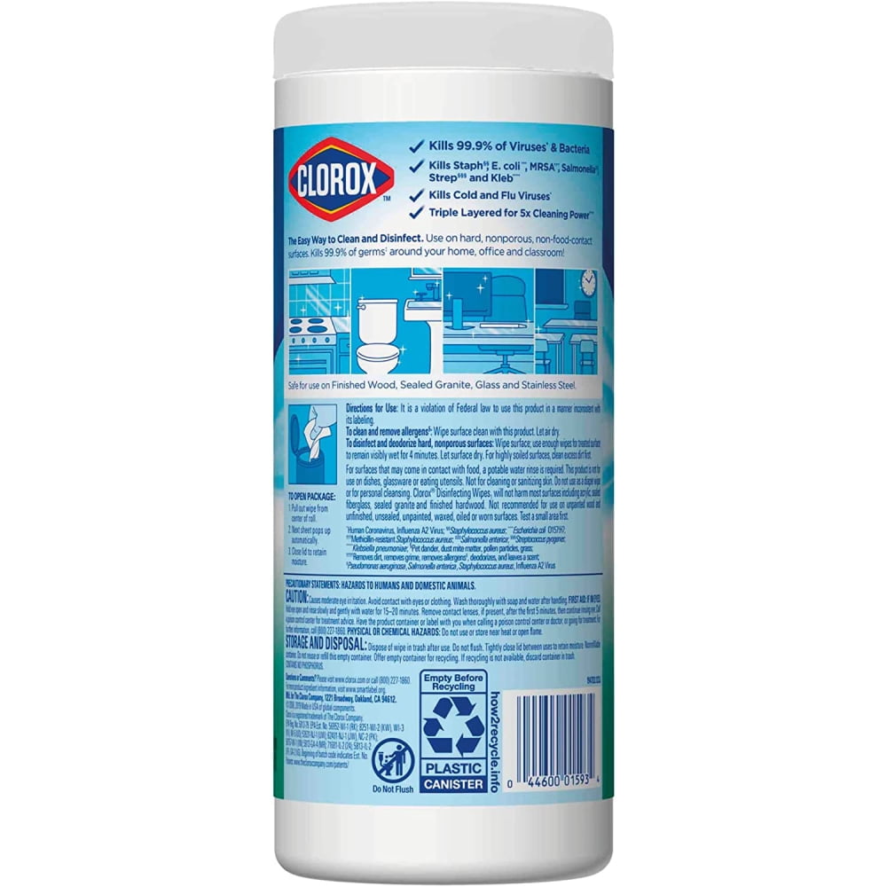 Clorox Disinfecting Wipes Fresh Scent 35 Wipes, 3 Pack