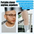 thumbnail image 3 of Electric Nose Hair Trimmer Multi Purpose Nasal Ear Hair Beard Shavers Eyebrow Remover with Detachable Stainless Steel Cutter Heads, 3 of 8