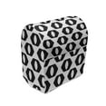 thumbnail image 1 of Black and White Stand Mixer Cover, Abstract Hexagons Concentric Mosaic Grid Forms Geometric Art Deco, Kitchen Appliance Organizer Bag Cover with Pockets, 5 Quarts, Charcoal Grey, by Ambesonne, 1 of 4
