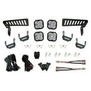 Diode Dynamics DD6553 Cowl LED Bracket Kit for 18-20 Wrangler JL/Gladiator White Fits select: 2018-2019,2021 JEEP WRANGLER UNLIMITED
