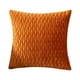 thumbnail image 2 of Funda de almohada plisada de terciopelo de color liso - Cojín acolchado de 45 x 45 cm para sofá, cabecero, soporte lumbar y protección de cintura., 2 of 6