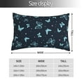 thumbnail image 2 of Fotbe Beautiful Butterflies Funda de Almohada Decorativa Estilo Occidental, Lujo en Algodón, Fundas para Almohadas King, Cojín Estampado para Decoración del Hogar-20"x30", 2 of 6