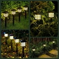 thumbnail image 4 of 24/12 Pack Outdoor Solar Garden Lights - Ground Plug Lights Outdoor Decorative Lights With Auto On/Off Function Bright Solar Lights,, 4 of 10
