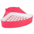 thumbnail image 1 of Triangle Trainer Corner  Pet Small Animal Litter Box Toilet for Hamster Rabbit Bunny Chinchilla Guinea Pig Ferret Gerbil, 1 of 5