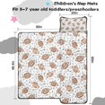 thumbnail image 5 of Football with Symbols Pattern Toddler Nap Mats for Kids Preschool,Sleeping Mat Bag or Kids,Toddler Sleeping Bag,Toddler Nap Mat or Daycare, 5 of 6