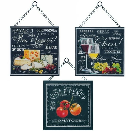 Small Wall Decor Metal Bon Appetite Display Kitchen Wall Decor