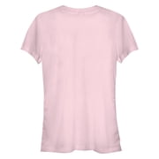 Juniors The Flintstones Pebbles and Bamm-Bamm Happy Easter Graphic Tee Light Pink Medium