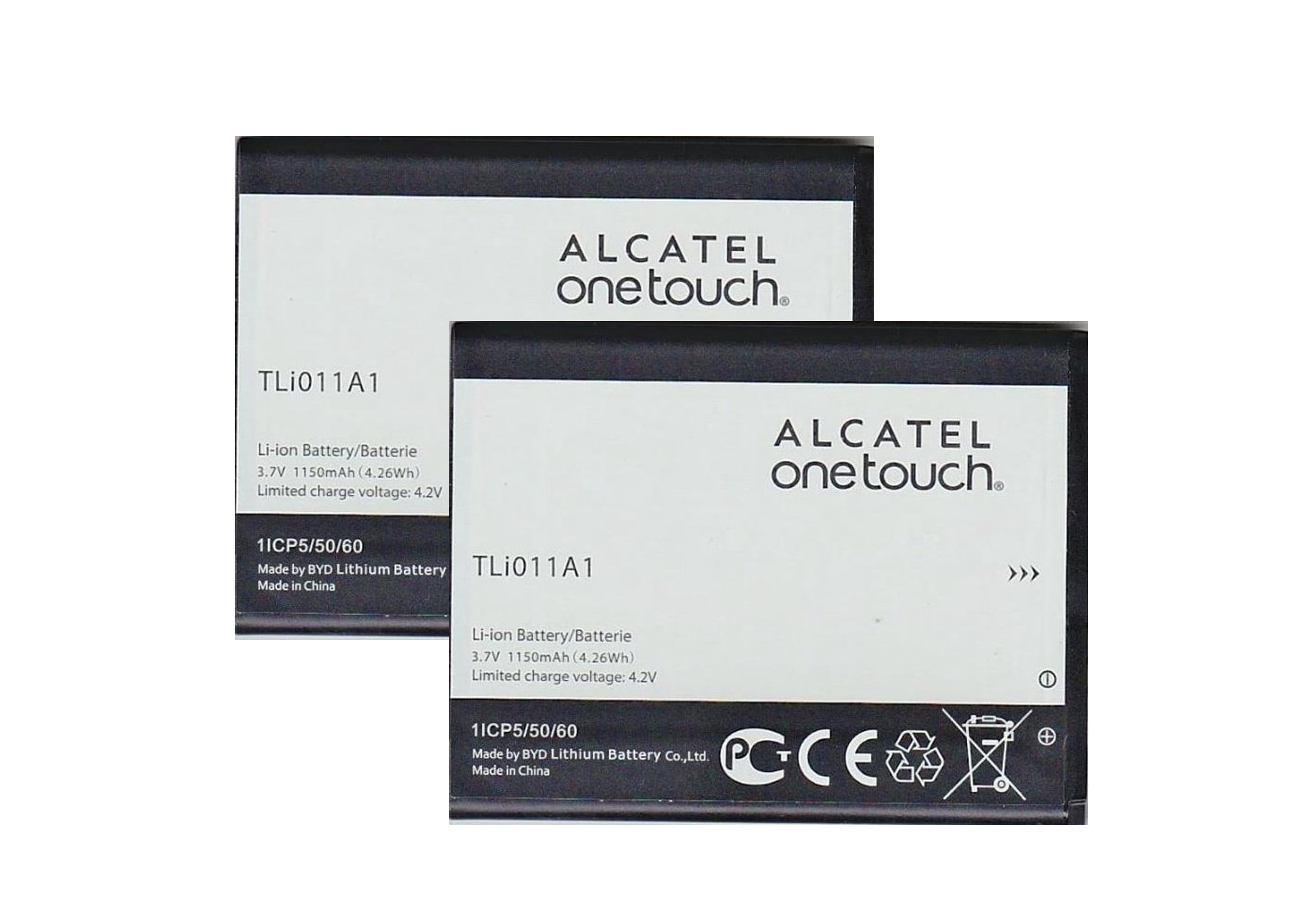 Genuine Alcatel Battery 2x TLi011A1 1150mAh for Alcatel A463