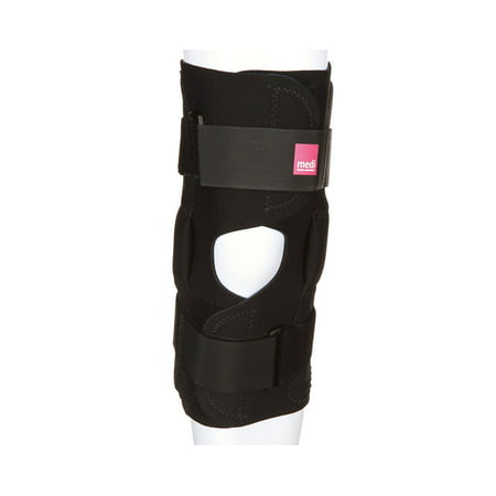 Hinged Neoprene Knee Brace best for weak, sore, or misalignment injuries, The medi neoprene knee stabilizer provides relief from knee instability,.., By Medi From