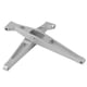 thumbnail image 3 of 2 uds enlace de chasis inferior trasero de Metal para Axial Yeti Jr. Ax90052, plateado Afortunado Sencillez, 3 of 5